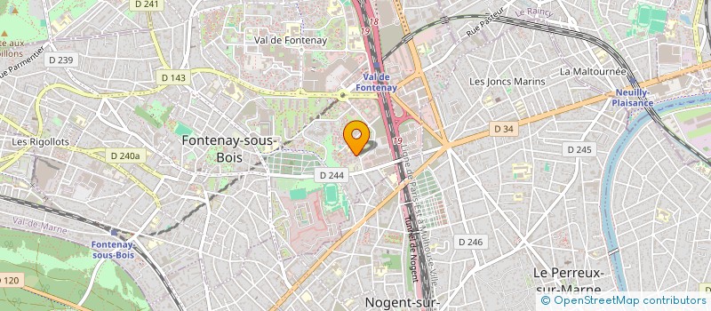 localisation de l'entreprise ECO DEBARRAS à FONTENAY-SOUS-BOIS