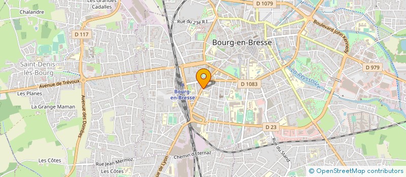 localisation de l'entreprise ECO DEMEURES  BOURG-EN-BRESSE