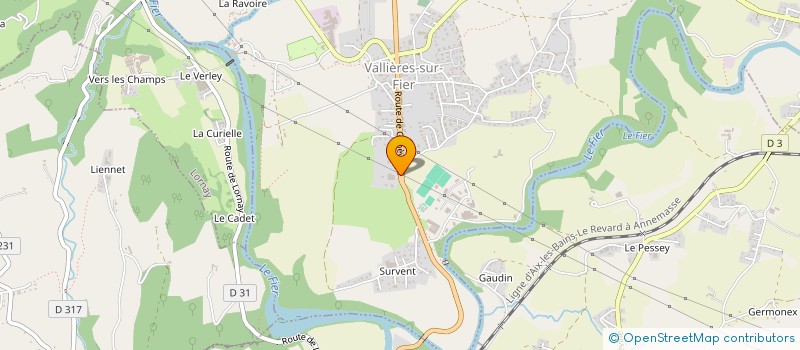 localisation de l'entreprise ECO DEVELOPPEMENT à VALLIERES-SUR-FIER