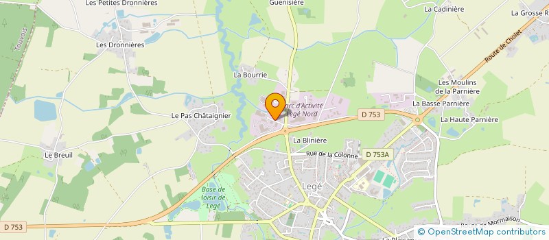 localisation de l'entreprise ECO DEVELOPPEMENT  LEGE