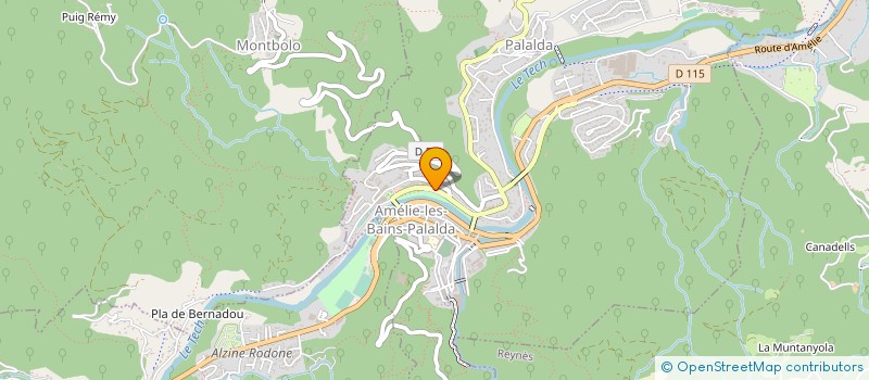 localisation de l'entreprise ECO DIAG  LE BOULOU