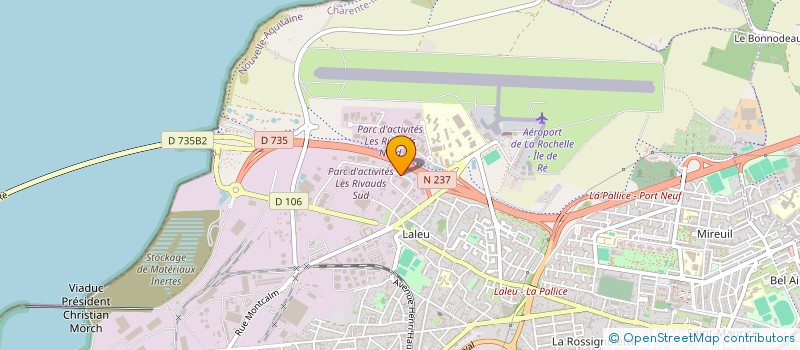 localisation de l'entreprise ECO DIFFUSION à LA ROCHELLE