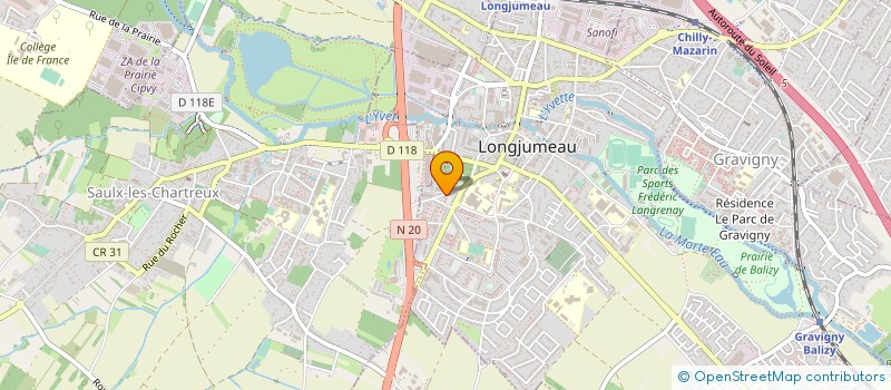 localisation de l'entreprise ECO-DOM à LONGJUMEAU
