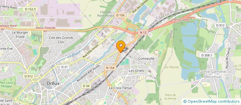 localisation de l'entreprise ECO DREUX à DREUX