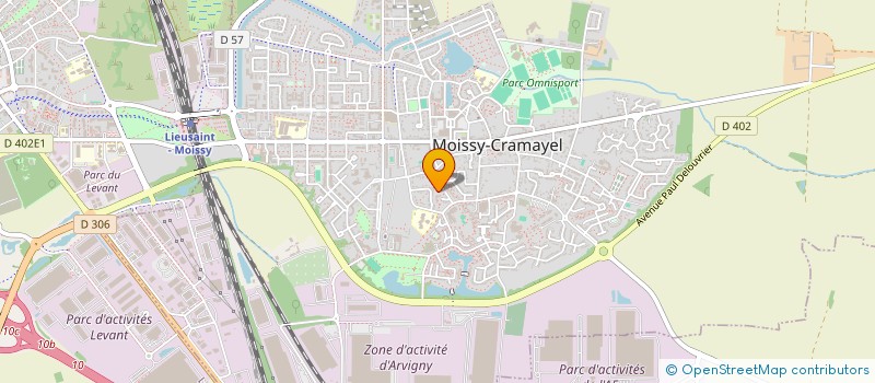localisation de l'entreprise ECO & DRIVE à MOISSY-CRAMAYEL