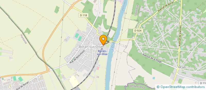 localisation de l'entreprise ECO DRIVE  BORAN-SUR-OISE