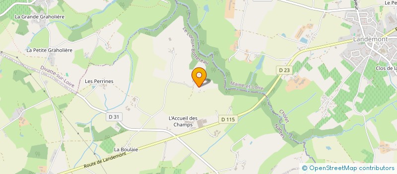 localisation de l'entreprise ECO-DYN à LE LOROUX-BOTTEREAU