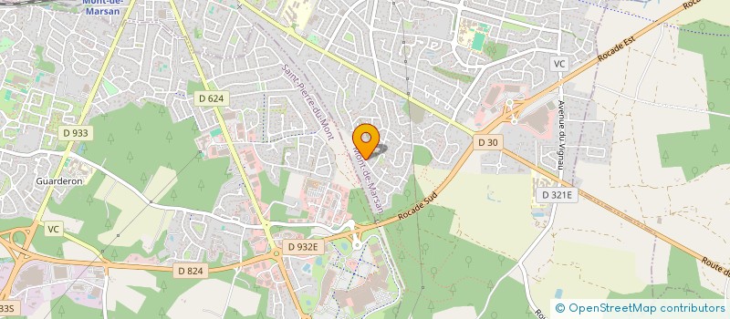 localisation de l'entreprise ECO EFFICACITE AUDIT ENERGETIQUE à MONT-DE-MARSAN