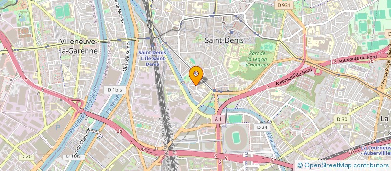 localisation de l'entreprise ECO ELEC à SAINT-DENIS
