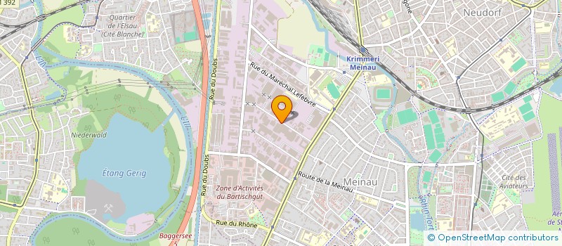 localisation de l'entreprise ECO ELEC EST à STRASBOURG