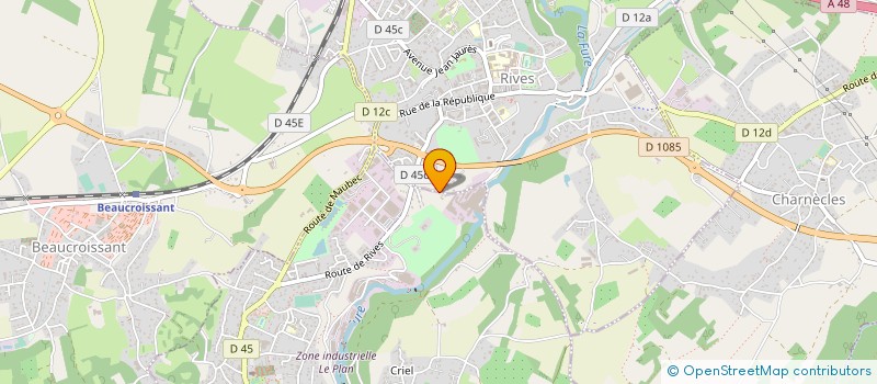 localisation de l'entreprise ECO ENERGIE à RENAGE