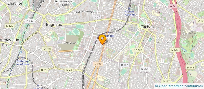 localisation de l'entreprise ECO-ENERGIE à BAGNEUX