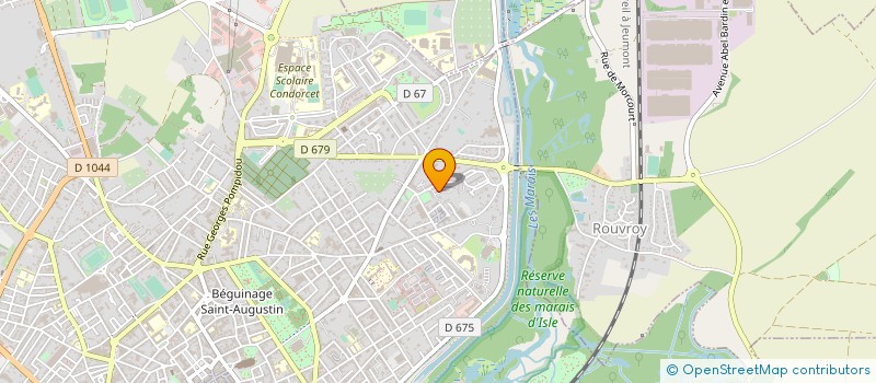 localisation de l'entreprise ECO ENERGIE à SAINT-QUENTIN