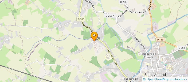 localisation de l'entreprise ECO ENERGIE à SAINT-AMAND-LES-EAUX