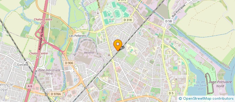 localisation de l'entreprise ECO ENERGIE  CHALON-SUR-SAONE