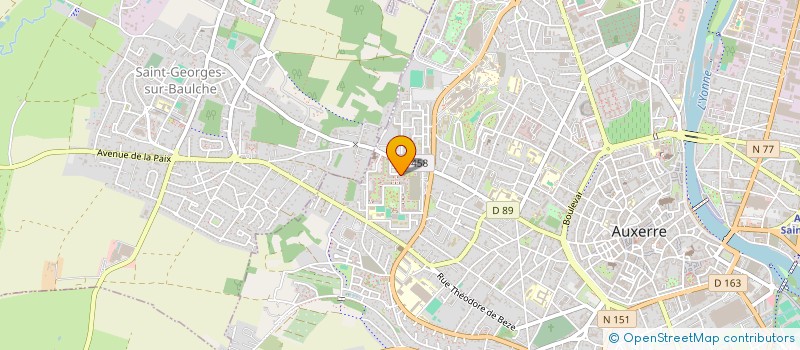 localisation de l'entreprise ECO & ENERGIE  JOIGNY