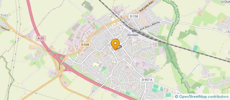 localisation de l'entreprise ECO ENERGIE DU NORD  ORCHIES