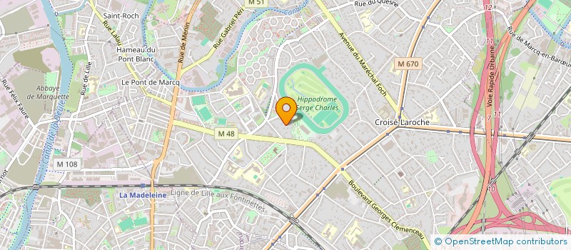 localisation de l'entreprise ECO ENERGIE GRANDLIEU à MARCQ-EN-BARŒUL
