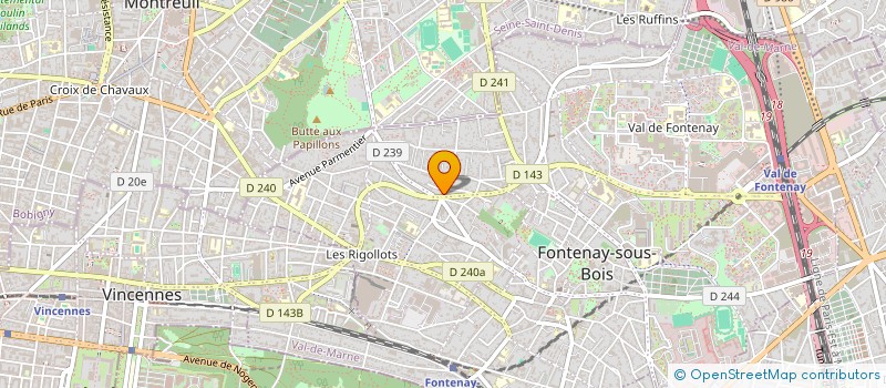 localisation de l'entreprise ECO ENERGIE PARTENARIAT à FONTENAY-SOUS-BOIS
