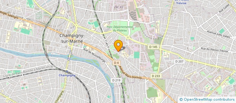 localisation de l'entreprise ECO ENERGIE SSK à CHAMPIGNY-SUR-MARNE