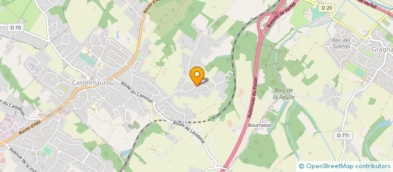 localisation de l'entreprise ECO ENERGIES CLIMAT  CASTELMAUROU