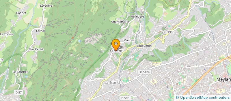 localisation de l'entreprise ECO ENERGIES PLUS  LA TRONCHE