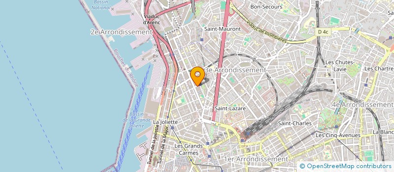 localisation de l'entreprise ECO-ENERGY à MARSEILLE
