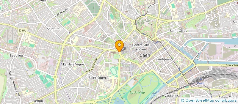 localisation de l'entreprise ECO ENERGY à CAEN