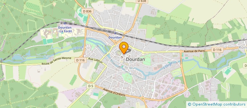 localisation de l'entreprise ECO ENERGY PAC à DOURDAN