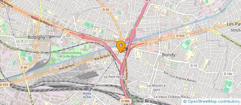 localisation de l'entreprise ECO ENERGY SYSTEM à NOISY-LE-SEC