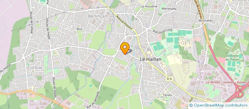 localisation de l'entreprise ECO ENGINEERING à LE HAILLAN