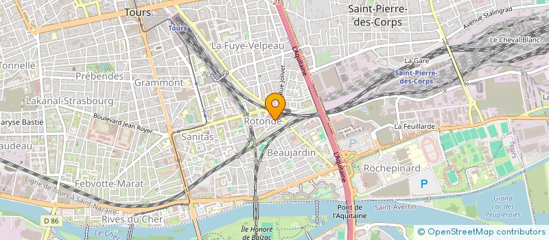 localisation de l'entreprise ECO.ER  TOURS