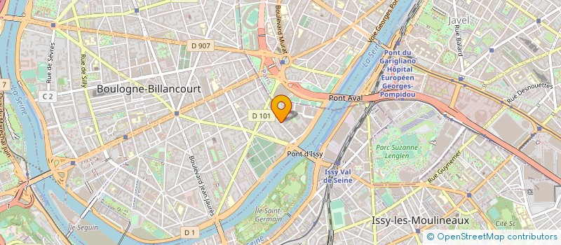 localisation de l'entreprise ECO ESPACE à BOULOGNE-BILLANCOURT