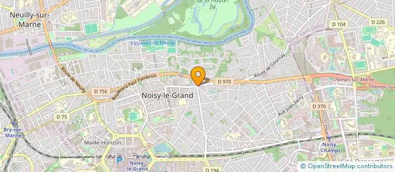 localisation de l'entreprise ECO EXPERT à NOISY-LE-GRAND