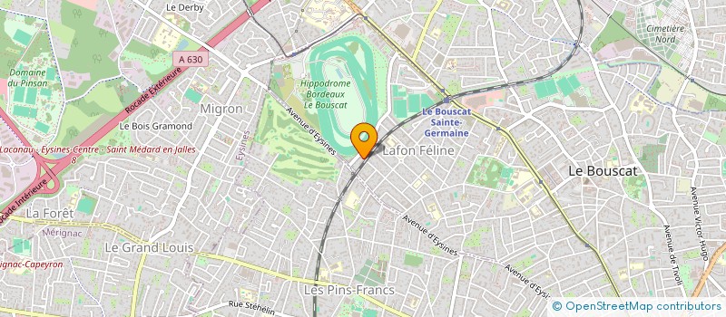 localisation de l'entreprise ECO FENETRE à LE BOUSCAT