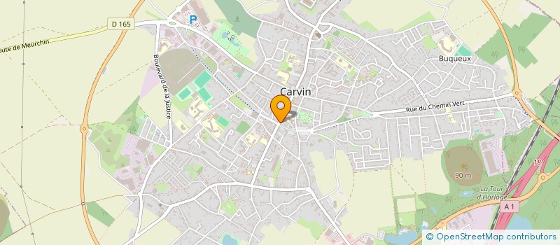 localisation de l'entreprise ECO+FERMETURES à CARVIN