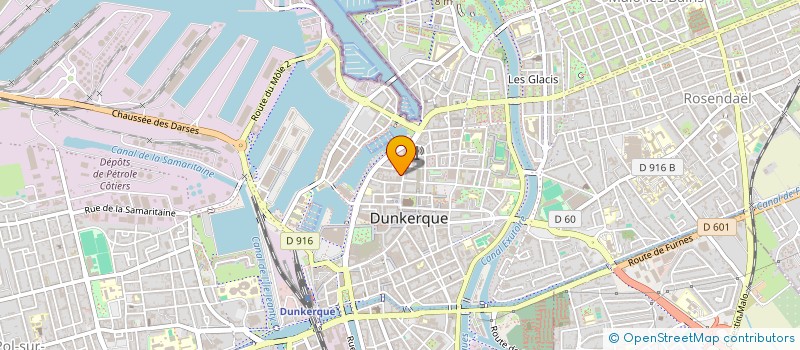 localisation de l'entreprise ECO FINANCE ET IMMOBILIER à DUNKERQUE