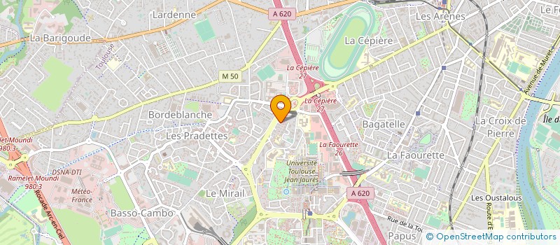 localisation de l'entreprise ECO FLASH à TOULOUSE