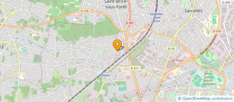 localisation de l'entreprise ECO FLORA  GROSLAY