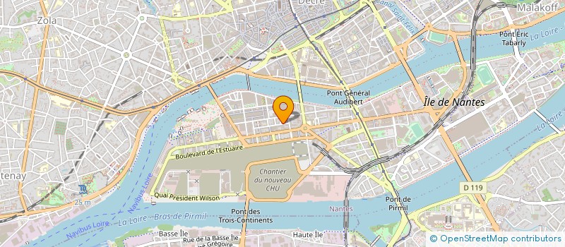 localisation de l'entreprise ECO FORMATION à NANTES