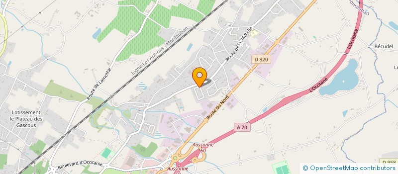 localisation de l'entreprise ECO FORMATION à MONTAUBAN