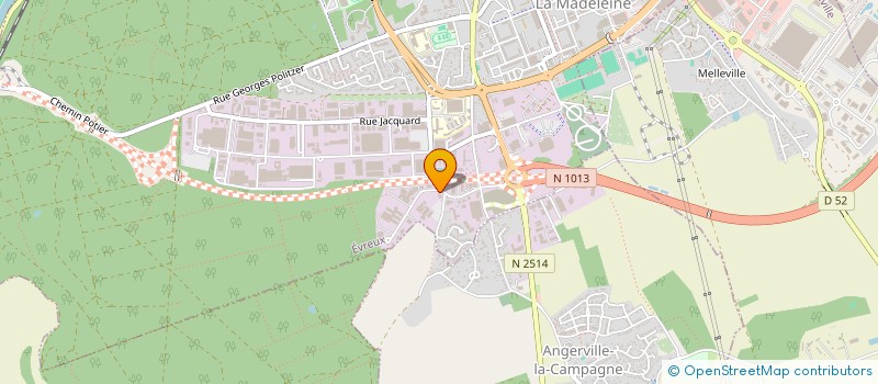 localisation de l'entreprise ECO-FORT à EVREUX