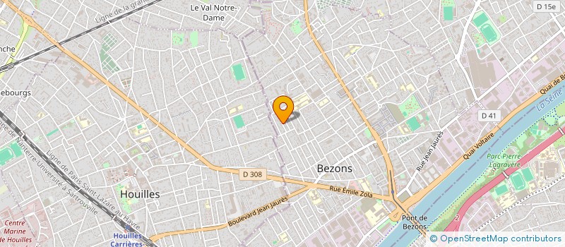 localisation de l'entreprise ECO FRANCE EUROPE RENOV à BEZONS