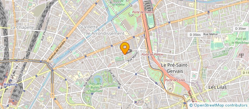 localisation de l'entreprise ECO FREE ENERGY  PARIS