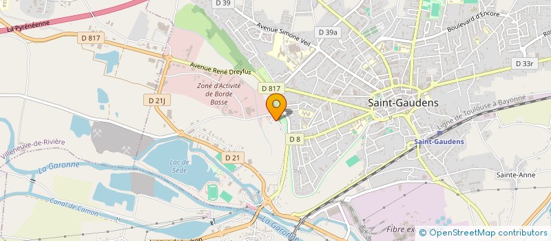 localisation de l'entreprise ECO FROID à SAINT-GAUDENS