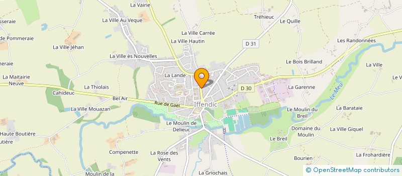 localisation de l'entreprise ECO-GARDE  IFFENDIC