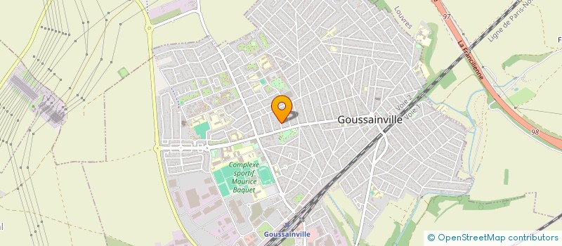 localisation de l'entreprise ECO-GARDEN à GOUSSAINVILLE