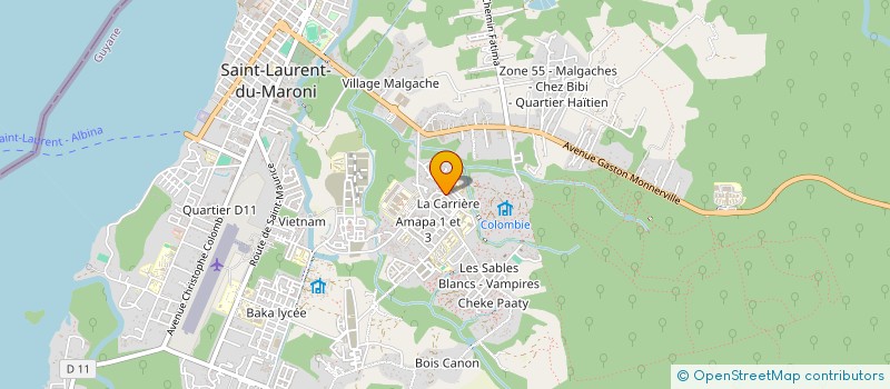 localisation de l'entreprise ECO GREEN à SAINT-LAURENT-DU-MARONI