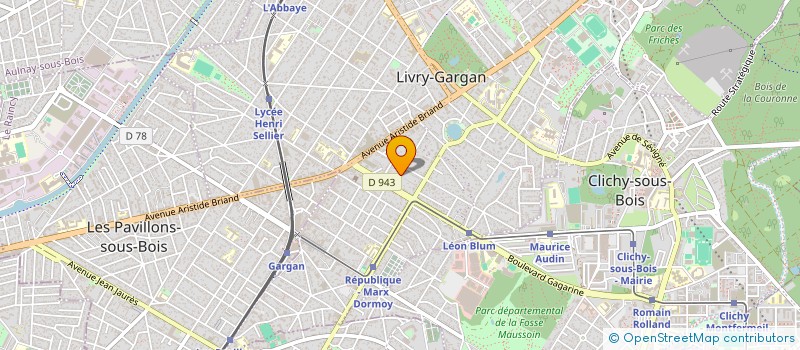 localisation de l'entreprise ECO GREEN CAB à LIVRY-GARGAN