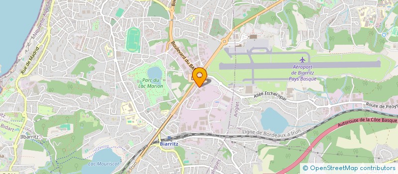 localisation de l'entreprise ECO GREEN DISTRIBUTION à BIARRITZ